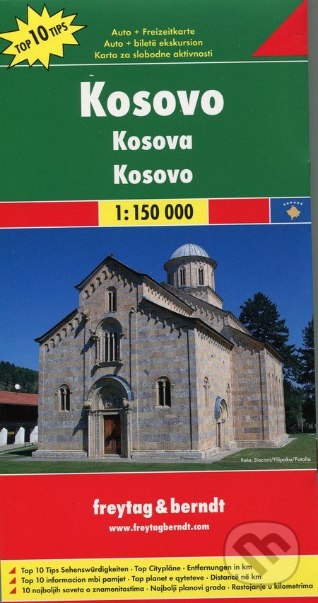Kosovo 1:150 000, freytag&berndt, 2011