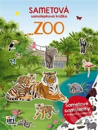 Sametová samolepková knížka - Zoo, Jiří Models, 2022