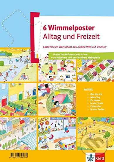 Wimmelposter-Set – Alltag und Freizeit - kniha z kategorie Jazykové učebnice a slovníky