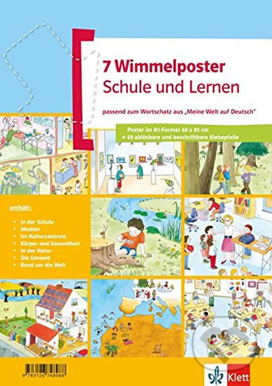 Wimmelposter-Set – Schule und Lernen, Klett, 2017