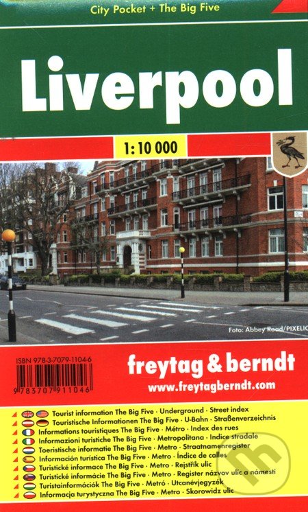 Liverpool 1:10000, freytag&berndt, 2017