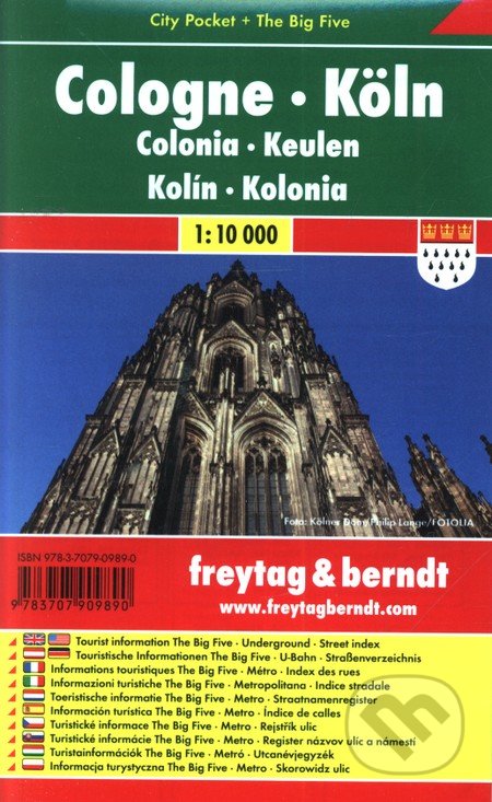 Cologne 1:10 000, freytag&berndt, 2013