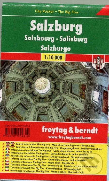 Salzburg 1:10 000, freytag&berndt, 2016
