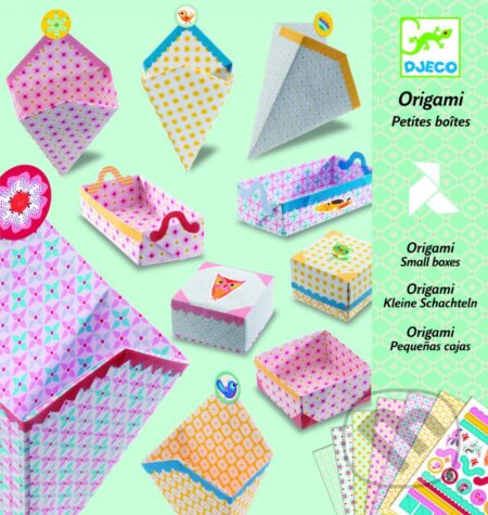 Tvorivá sada Origami - Malé krabičky, Djeco, 2019