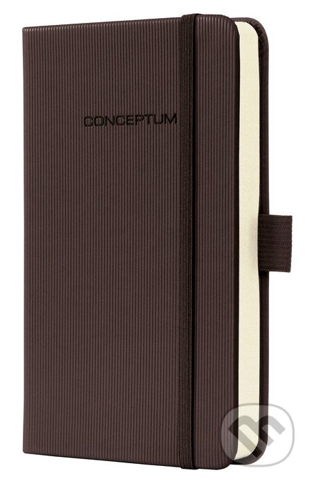 Zápisník CONCEPTUM® design – kávová hnedá (A6, linajkový), Sigel, 2013