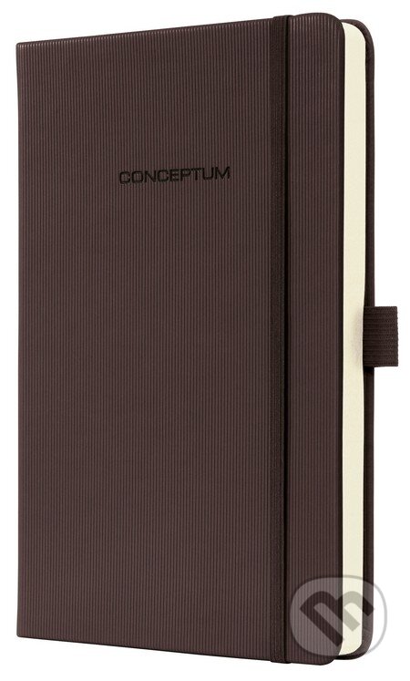 Zápisník CONCEPTUM® design – kávová hnedá (A5, linajkový), Sigel, 2013