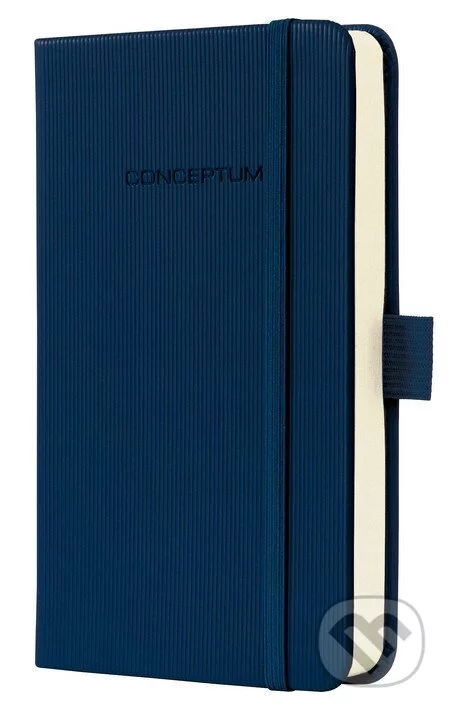 Zápisník CONCEPTUM® design – tmavá modrá (A6, linajkový), Sigel, 2013