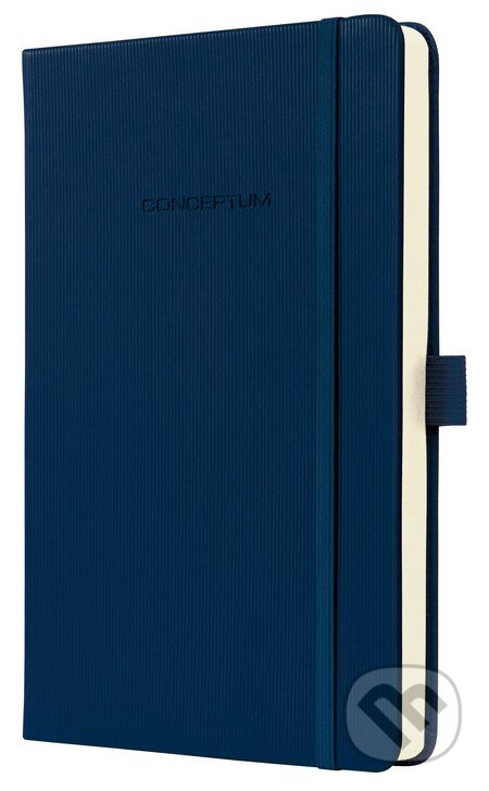 Zápisník CONCEPTUM® design – tmavá modrá (A5, linajkový), Sigel, 2013