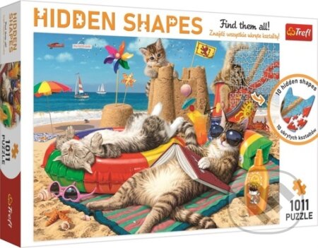 Hidden Shapes: Kočičí prázdniny, Trefl, 2022