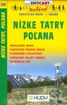Nízke Tatry, Poľana 1:100 000, SHOCart, 2018