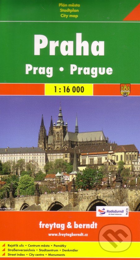 Praha 1:16 000, freytag&berndt, 2011