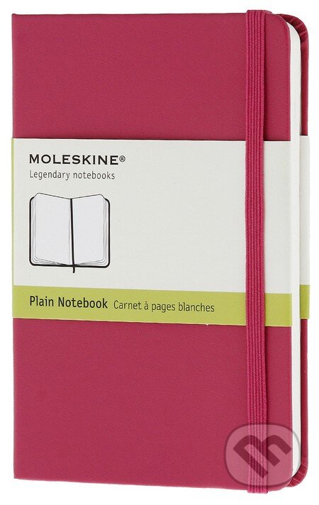Moleskine – malý čistý zápisník (pevná väzba) – tmavoružový, Moleskine