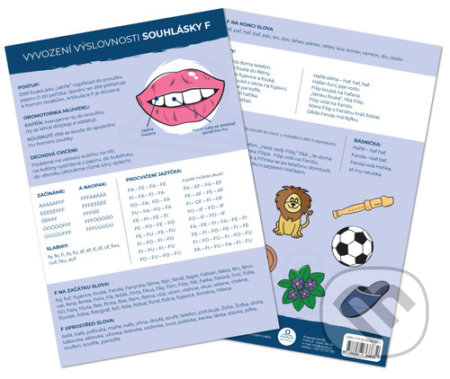 Vyvození výslovnosti souhlásky F (Logopedická karta) - kniha z kategorie Logopedie