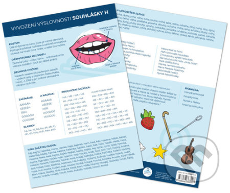 Vyvození výslovnosti souhlásky H (Logopedická karta) - kniha z kategorie Logopedie