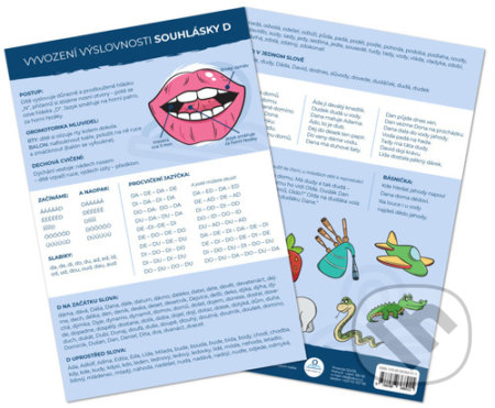 Vyvození výslovnosti souhlásky D (Logopedická karta) - kniha z kategorie Logopedie