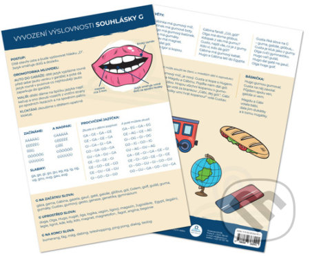 Vyvození výslovnosti souhlásky G (Logopedická karta) - kniha z kategorie Logopedie