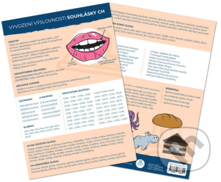 Vyvození výslovnosti souhlásky CH (Logopedická karta) - kniha z kategorie Logopedie