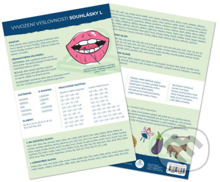 Vyvození výslovnosti souhlásky L (Logopedická karta) - kniha z kategorie Logopedie