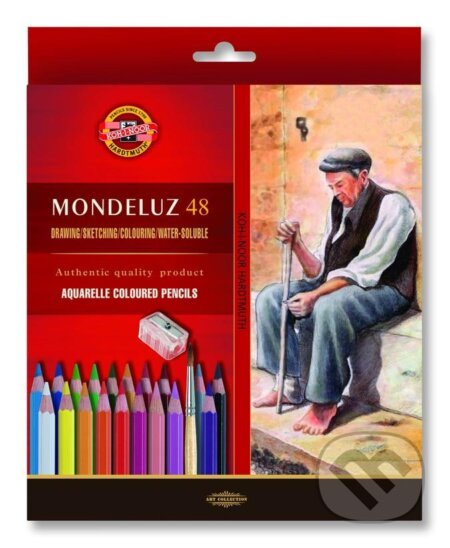 Koh-i-noor pastelky MONDELUZ akvarelové (48 ks)