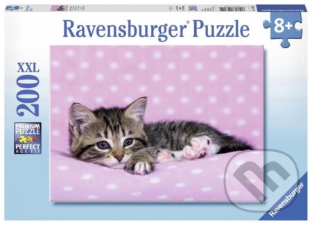 Roztomilé koťátko na růžové dece, Ravensburger, 2022