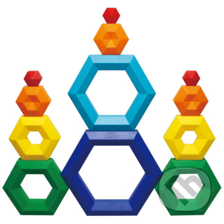 Stavebnica HEXACUS (12 dielikov) - hra z kategorie Vzdělávací hry