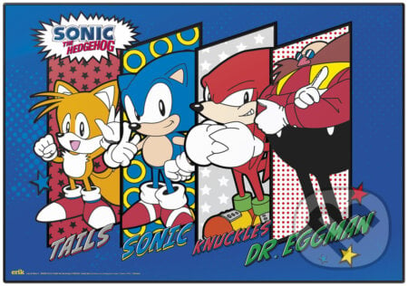 Podložka na stôl Sonic: The Hedgehog, CAD PRESS, 2021