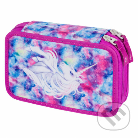 Školní penál Baagl Jednorožec dvoupatrový
