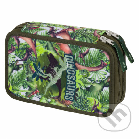 Školní penál Baagl Dinosaurus dvoupatrový