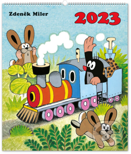 Nástěnný kalendář Krteček 2023 - Zdeněk Miler, Presco Group, 2022