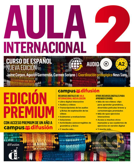 Aula Internacional Nueva edición 2 (A2) – Libro del alumno Premium, Klett, 2018