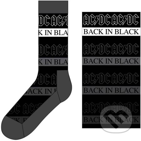 Pánske ponožky AC/DC: Back In Black, , 2022