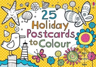 25 Postcards to Colour Holiday, Usborne, 2012