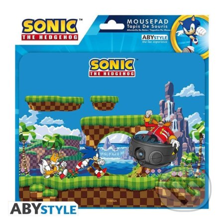 Sonic Herná podložka - Sonic, Tails & Doctor Robotnik, ABYstyle, 2022
