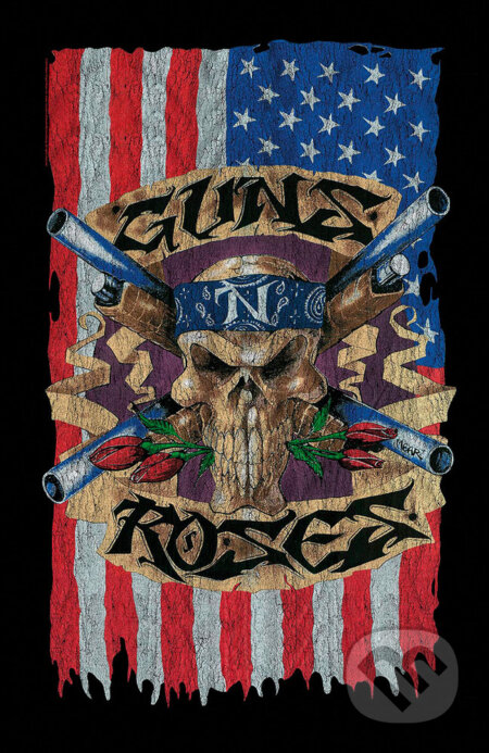 Textilný plagát - vlajka Guns&#039;N&#039;Roses: Flag, , 2021