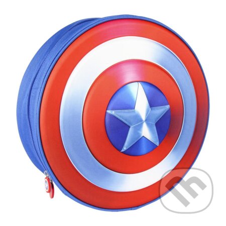 Guľatý detsky batoh s 3D povrchom Marvel/Avengers: Captain America, Captain America, 2021