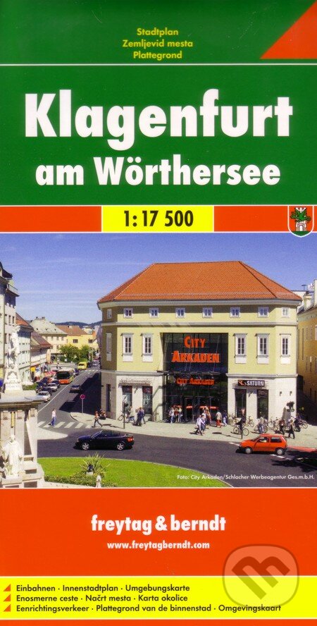 Klagenfurt am Wörthersee 1:17 500, freytag&berndt, 2009
