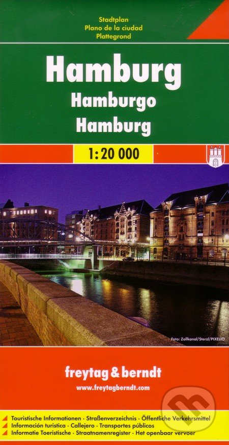 Hamburg 1:20 000, freytag&berndt, 2012