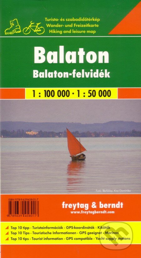 Balaton 1:100 000  1:50 000, freytag&berndt, 2009