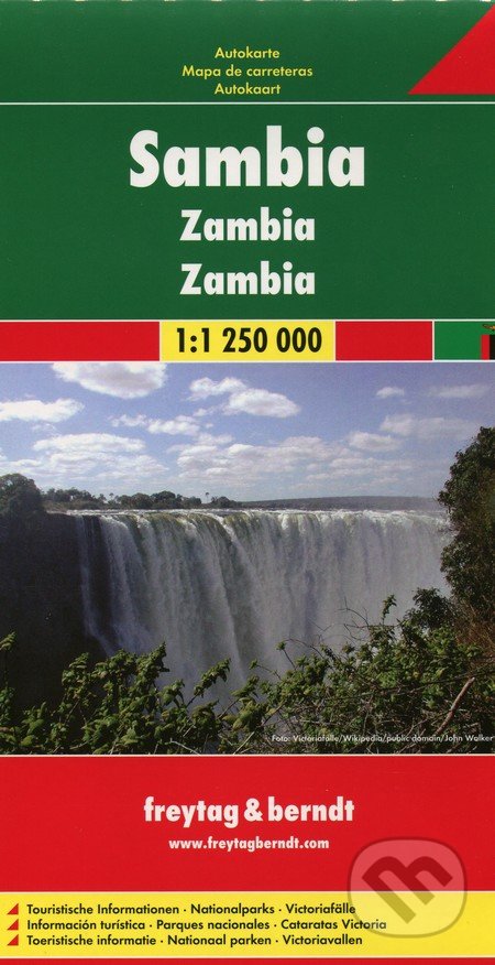 Sambia 1: 1 250 000, freytag&berndt, 2011
