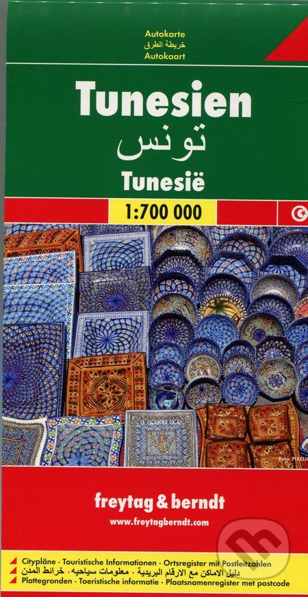 Tunesien 1:700 000, freytag&berndt, 2013