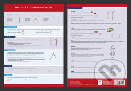 Geometrie - Geometrické útvary a tělesa - Přehledová tabulka učiva - kniha z kategorie 1. stupeň