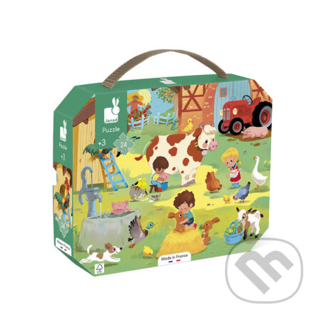 Deň na farme v kufríku - puzzle z kategorie Maxi dílky