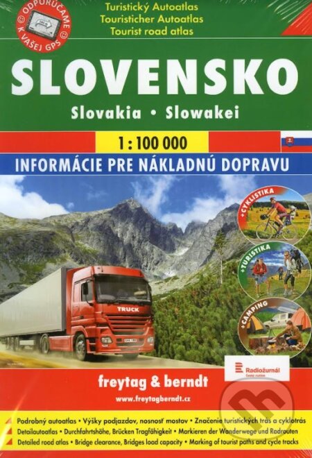 Slovensko 1:100 000, freytag&berndt, 2022