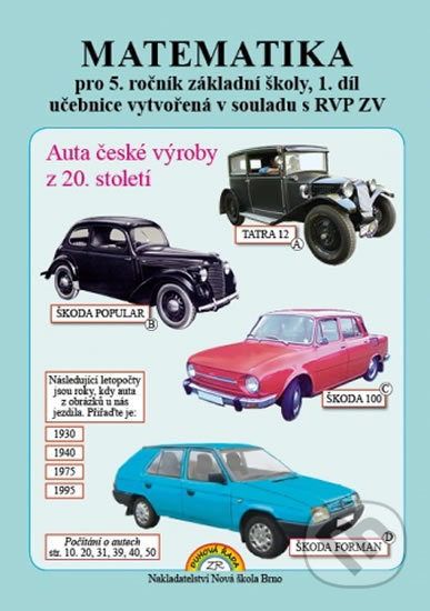 Matematika 5, 1. díl - Učebnice (čtení s porozuměním) - kniha z kategorie 1. stupeň