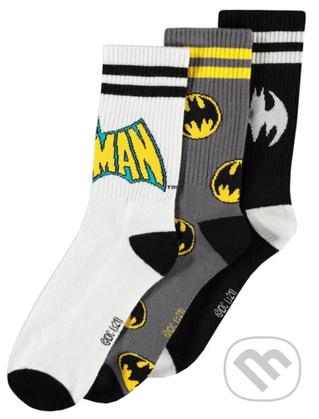 Pánske ponožky DC Comics: Batman set 3 ks, Batman, 2022