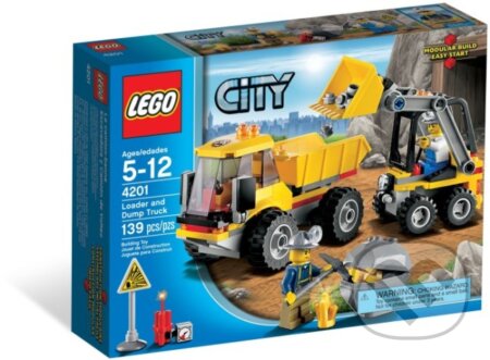 LEGO City 4201 - Nakladač a sklápačka, LEGO, 2013