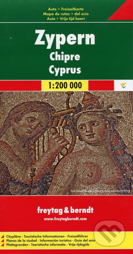 Zypern 1:200 000, freytag&berndt, 2015