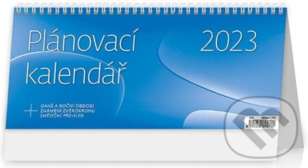 Plánovací kalendář MODRÝ, Helma365, 2022