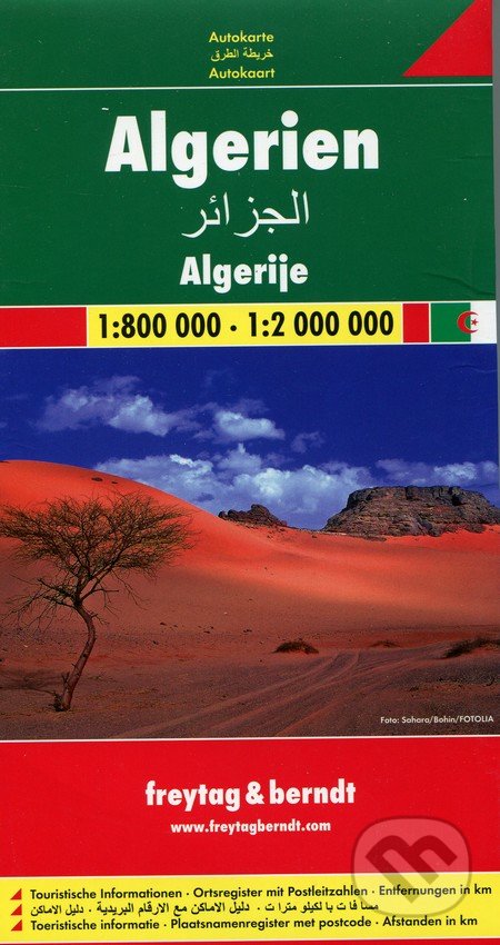 Algerien 1: 800 000,  1:2 000 000, freytag&berndt, 2013