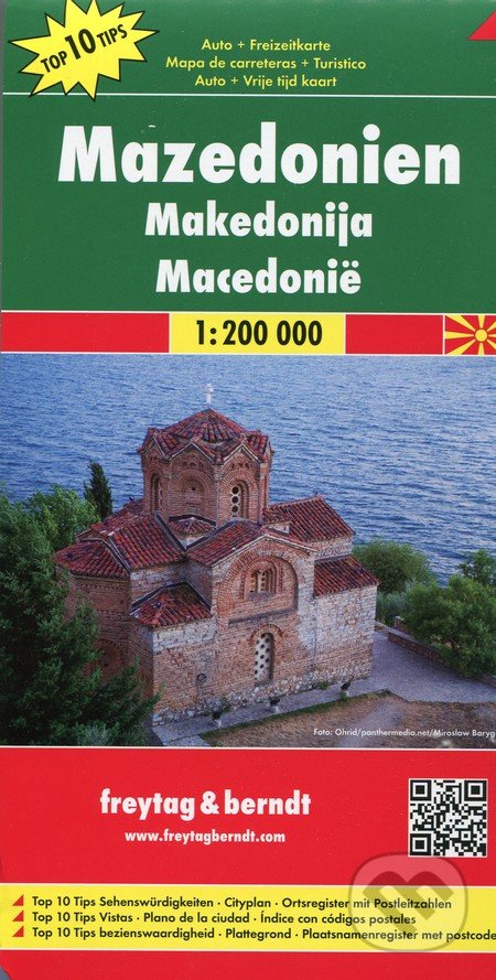 Mazedonien 1:200 000, freytag&berndt, 2013